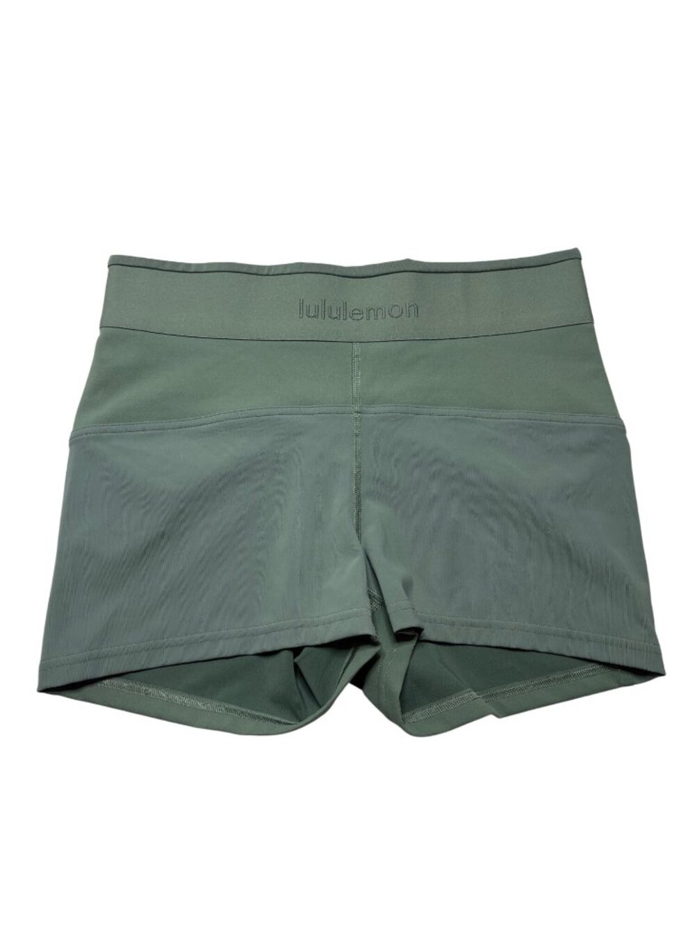 Lululemon License to Train High-Rise Short Green-sz 10